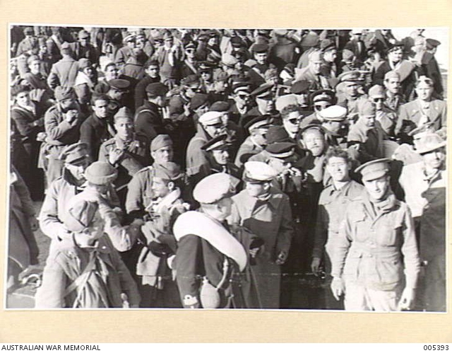 TOBRUK - HIGH OFFICERS OF THE ITALIAN NAVY & ARMY LED THEIR MEN OUT OF ...