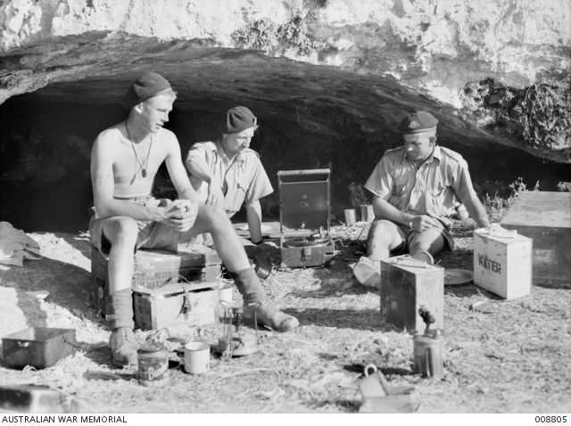 LEBANON. IN A CAVE NEAR SIDON WHERE BRONZE AGE PRIMITIVES PROBABLY ...
