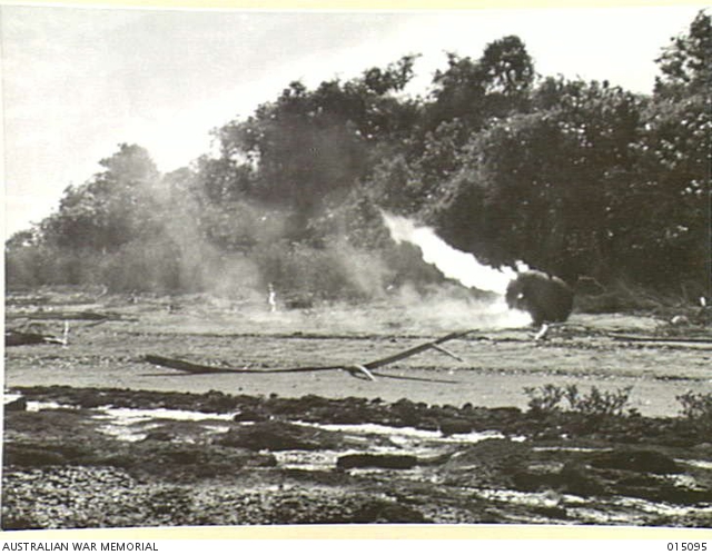NORTHERN AUSTRALIA. THIS PICTURE SHOWS THE EXPLOSIVE FROM THE MINE ...