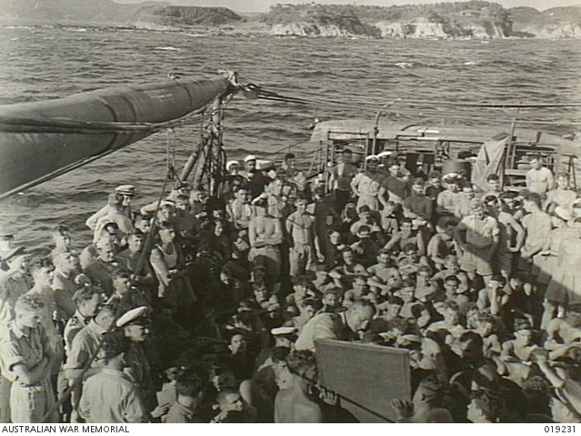 Sagami Bay, Japan. c. September 1945. Lieutenant Commander George R ...