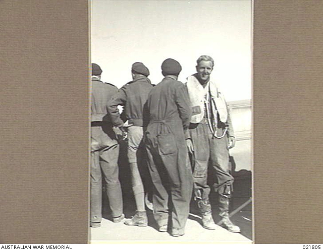 LIBYA. 1941-12. SERGEANT PILOT R.K. WILSON OF NO. 3 SQUADRON, RAAF WHO ...