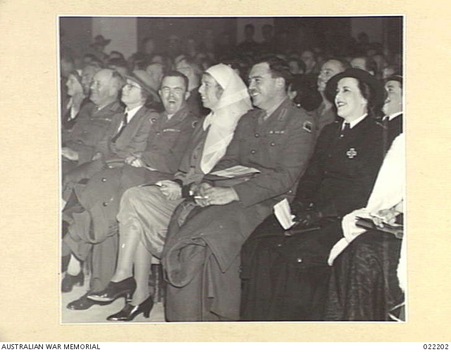 TEL AVIV, PALESTINE. 1941-12. A SECTION OF THE AUDIENCE WHICH WATCHED ...