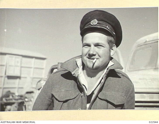 LIBYA. 1941-12. 25055 LEADING-AIRCRAFTMAN R.R. BOYES OF NO. 3 SQUADRON ...