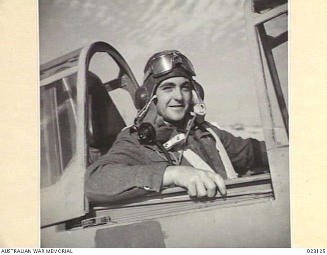 MSUS, LIBYA. 1942-01-08. SERGEANT R. PFEIFFER OF NO. 3 SQUADRON, RAAF ...