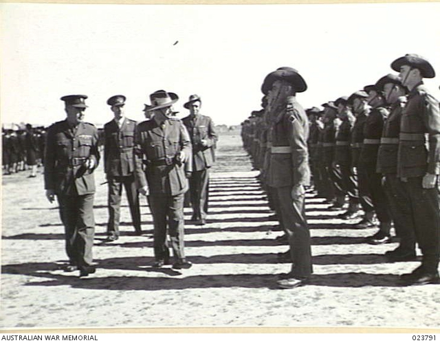 GAZA RIDGE, PALESTINE. 1942-02-24. COLONEL J. STEIGRAD, ASSISTANT ...