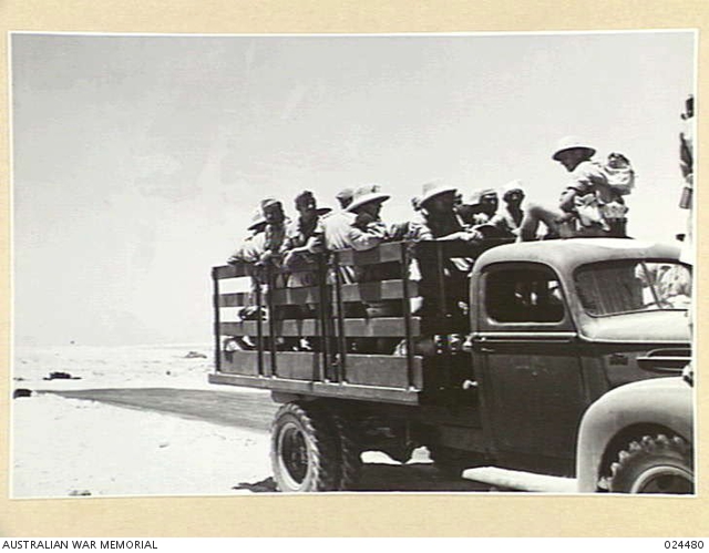 ITALIAN PRISONERS TAKEN BY TROOPS OF THE 26TH AUSTRALIAN INFANTRY ...