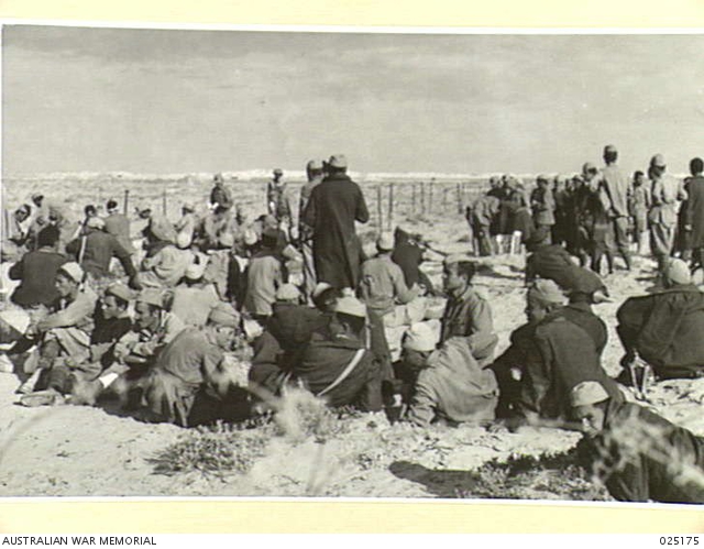 WESTERN DESERT, EGYPT. 1942-10-24. ITALIAN PRISONERS, CAPTURED BY ...