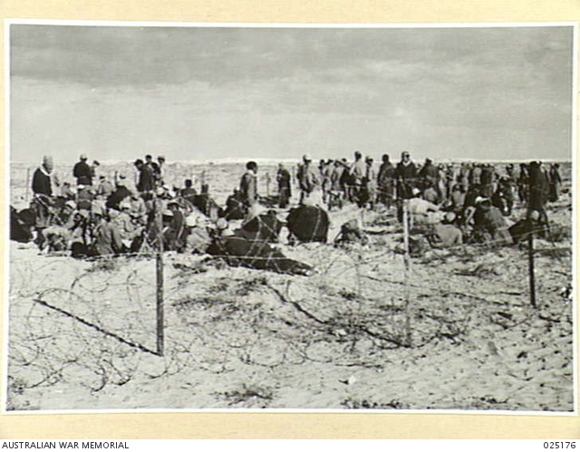 WESTERN DESERT, EGYPT. 1942-10-24. ITALIAN PRISONERS, CAPTURED BY ...