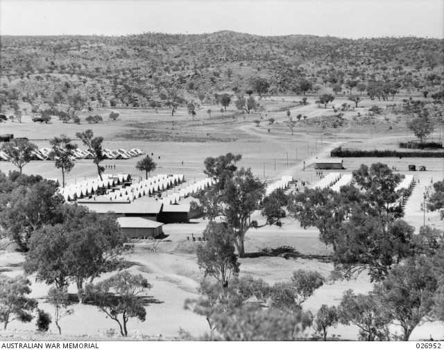 ALICE SPRINGS, AUSTRALIA. 19420928. GENERAL VIEW OF THE CAMP OF 108