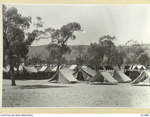 ALICE SPRINGS, AUSTRALIA. 1942-11-30. VIEW OF 9 AUSTRALIAN STAGING CAMP ...