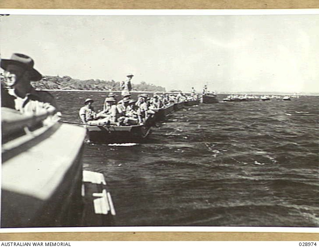 POINT WALTER, WESTERN AUSTRALIA. 1943-01. A LAUNCH FROM THE NAVAL ...