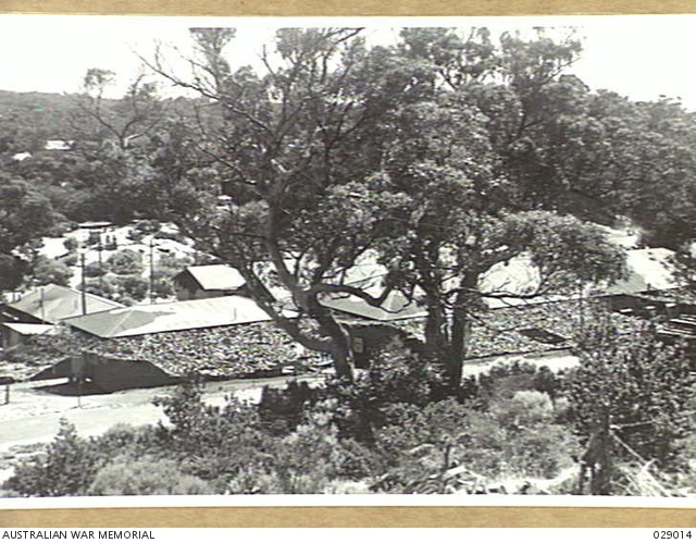 FREMANTLE, AUSTRALIA. 1943-02-02. HUTMENT AREA, SWANBOURNE, FROM ...