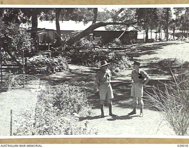 FREMANTLE, AUSTRALIA. 1943-02-02. OFFICERS' GARDEN AT SWANBOURNE ...