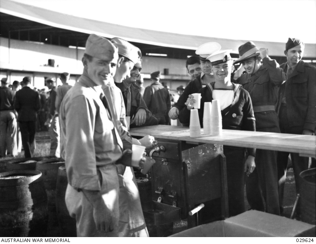 MELBOURNE, AUSTRALIA. 1943-03-14. THE MOST POPULAR MEN OF THE DAY AT ...