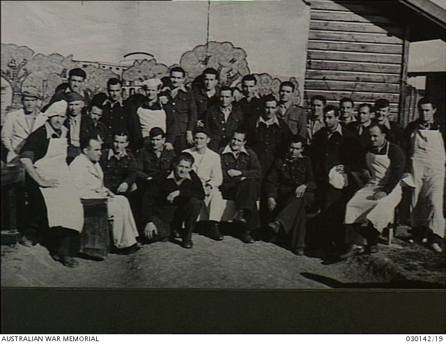 Hay, NSW. 9 September 1943. Group of Italian prisoners of war (POW ...
