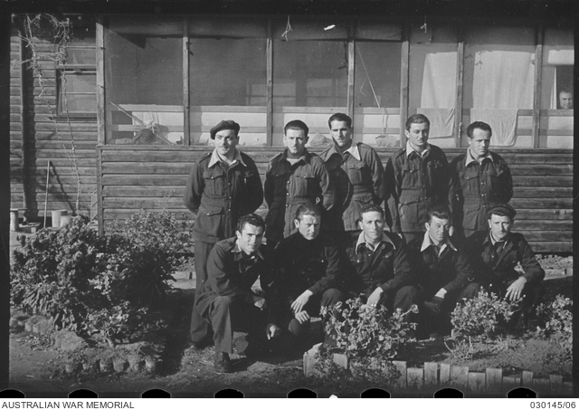 Hay, NSW. 9 September 1943. Group of Italian prisoners of war (POW ...