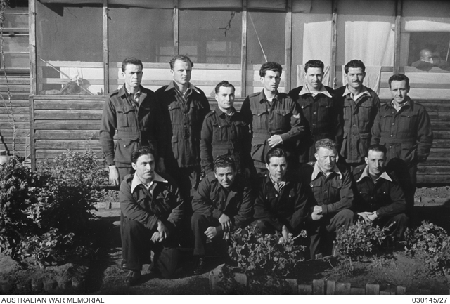 Hay, NSW. 9 September 1943. Group of Italian prisoners of war (POW ...