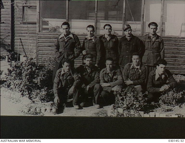 Hay, NSW. 9 September 1943. Group of Italian prisoners of war (POW ...