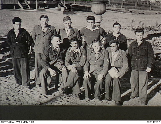 Cowra, NSW. 16 September 1943. Group of Italian prisoners of war (POW ...