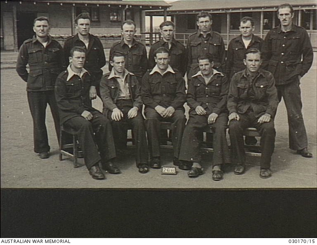 Yanco, Australia. 23 January 1944. Group of Italian prisoners of war ...