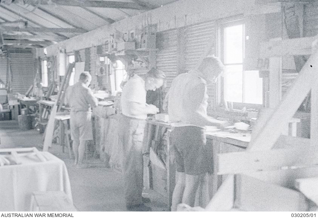 Tatura, Australia. December 1942. German internees of No. 1 Camp ...