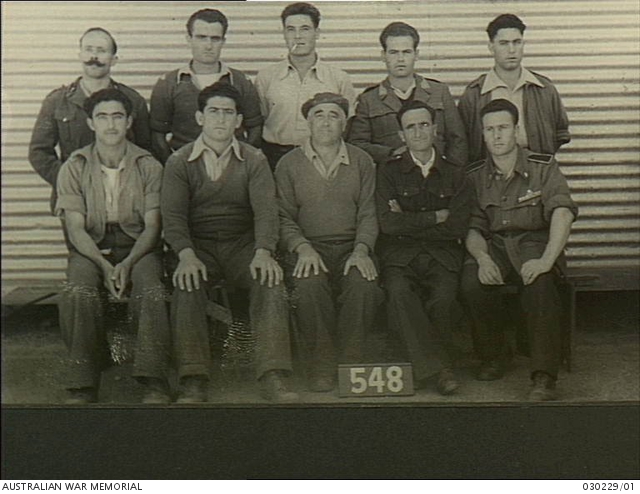 Murchison, Australia. 2 March 1945. Group of Italian prisoners of war ...