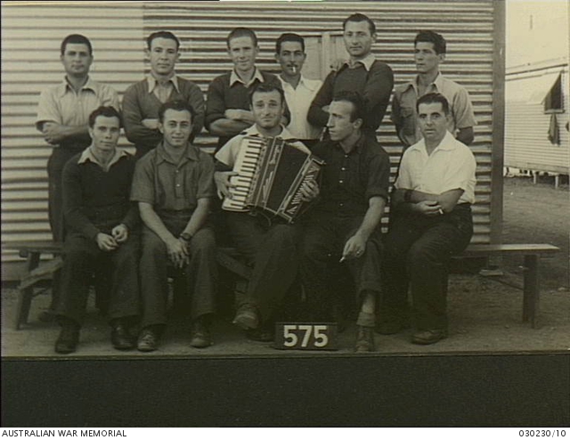 Murchison, Australia. 2 March 1945. Group of Italian prisoners of war ...