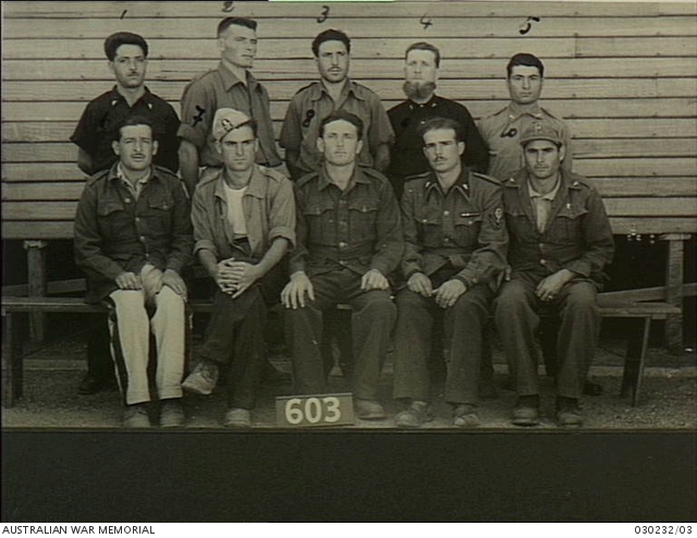 Murchison, Australia. 3 March 1945. Group of Italian prisoners of war ...