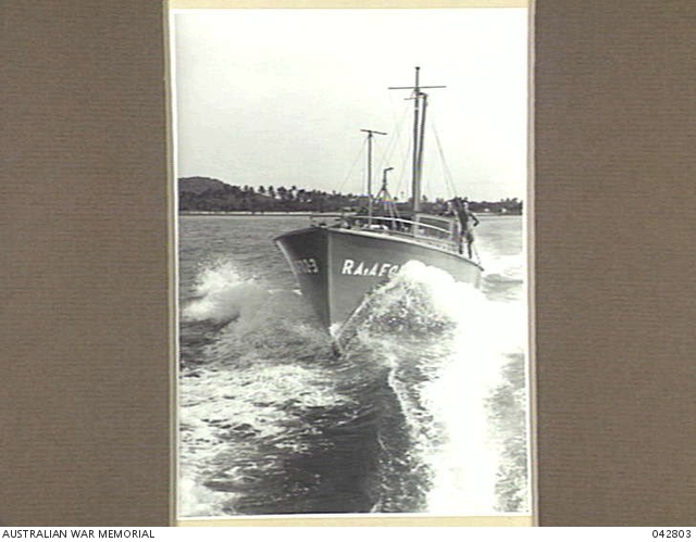 1943-12-23. TRIALS AFTER OVERHAUL. CREWS OF A RAAF RESCUE LAUNCH AT ...