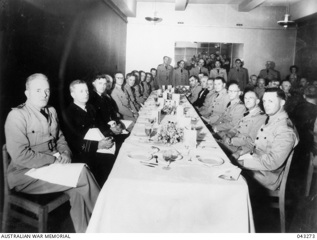 Australia. RAAF Officers attending an official dining in night ...