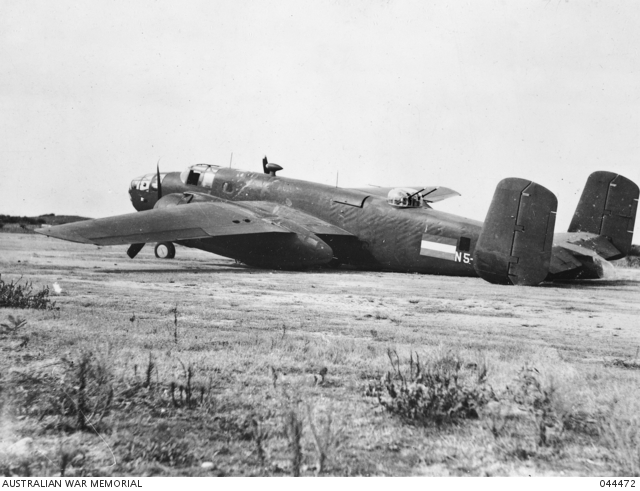 MORUYA, NSW. 1942-07-21. A B25 MITCHELL BOMBER AIRCRAFT, N5-126, OF NO ...