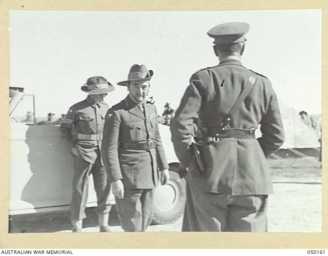 GAZA, PALESTINE. 1942-12-22. GENERAL SIR HAROLD R.L.G. ALEXANDER. KCB ...