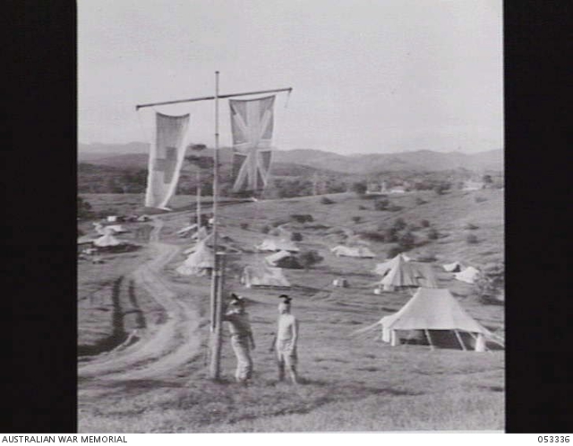 KOITAKI, NEW GUINEA. 1943-06-19. STAFF LIVING QUARTERS OF THE 2/2ND ...