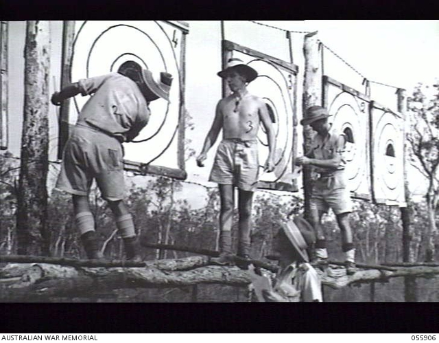 NOONAMAR, NT. 1943-07-31. TARGETS AND TARGET MARKING CREWS FOR THE ...
