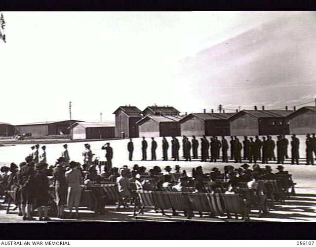 GERALDTON, WA. 1943-08-20. GRADUATION PARADE AT NO. 4 SERVICE FLYING ...