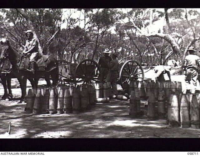 ARDATH AREA, WA. 1943-10-23. TROOPS OF THE 9TH AUSTRALIAN ADVANCED ...