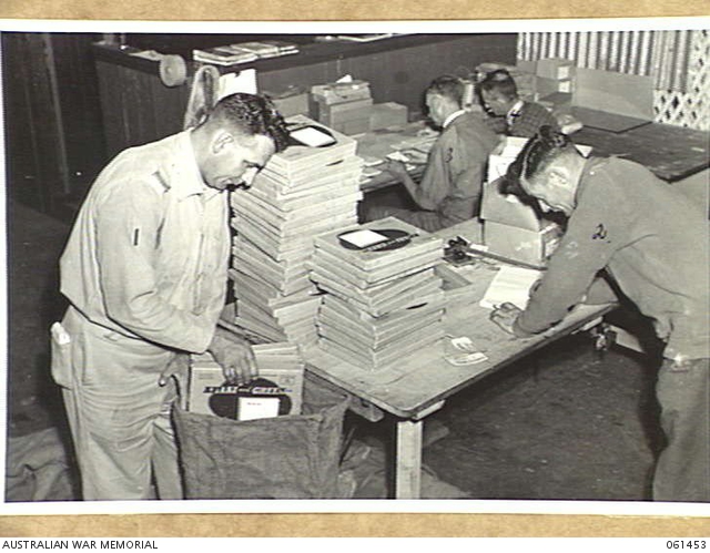 SYDNEY, NSW. 1943-12-10. PORTION OF THE DESPATCH ROOM AT MILITARY ...