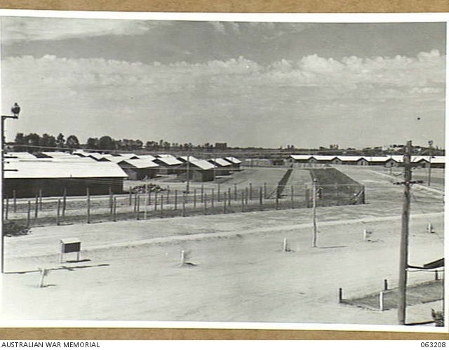 HAY, NSW. 1944-01-14. NO. 8 COMPOUND OF THE 16TH GARRISON BATTALION ...