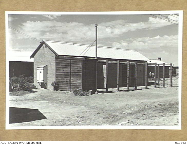 HAY, NSW. C. 1944-01-13. THE SHORT TERM DETENTION CELLS AT THE 16TH ...