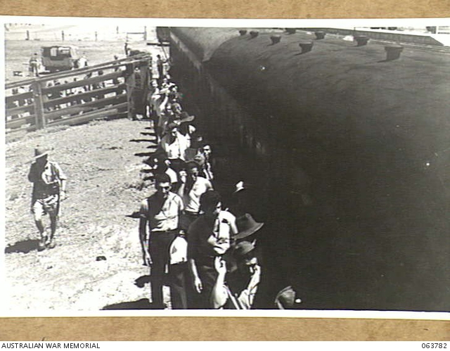 YANCO, NSW. 1944-01-24. UNDESIRABLE TYPES OF ITALIAN PRISONERS OF WAR ...