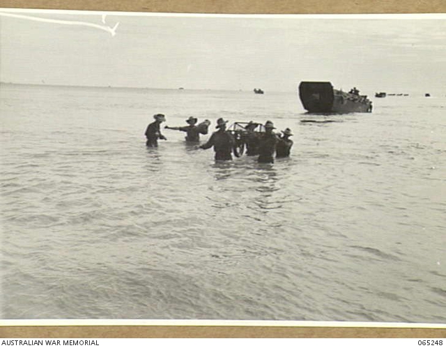 PORT DOUGLAS, QLD. 1944-03-17. TROOPS OF THE 2/7TH INFANTRY BATTALION ...