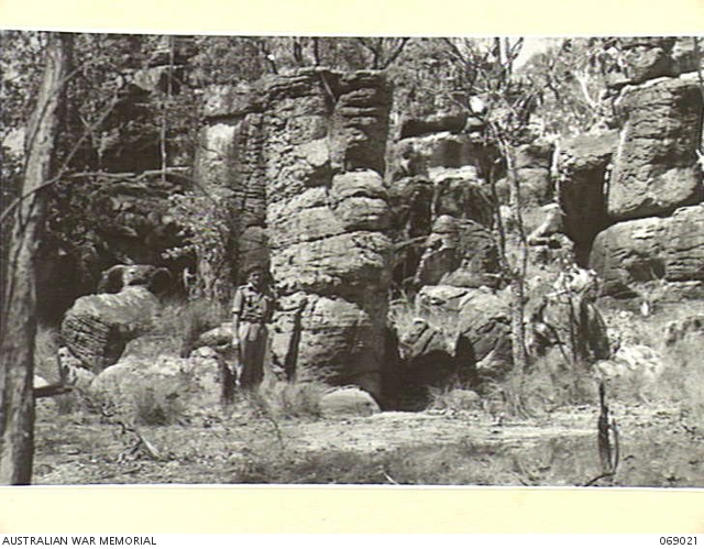 MOUNT TOLMER AREA, NORTHERN TERRITORY, AUSTRALIA. 1944-08-29. CURIOUS ...