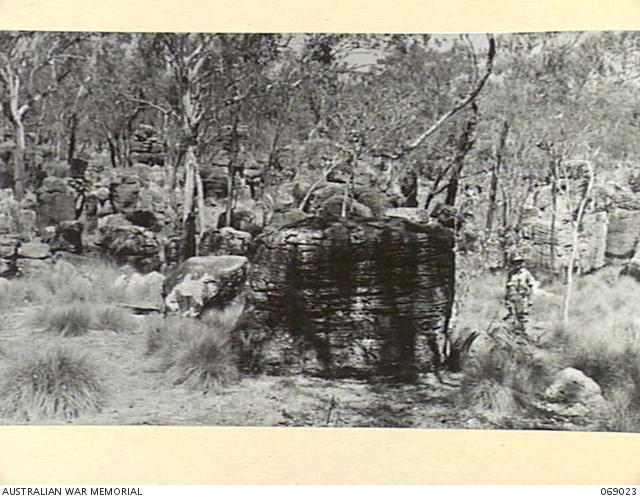 MOUNT TOLMER AREA, NORTHERN TERRITORY, AUSTRALIA. 1944-08-29. CURIOUS ...