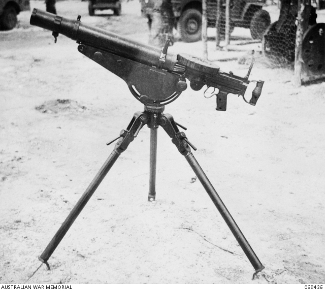 St Lucia Qld 1942 10 A Captured Japanese Type 92 7 7mm Light Machine Gun Lewis Type