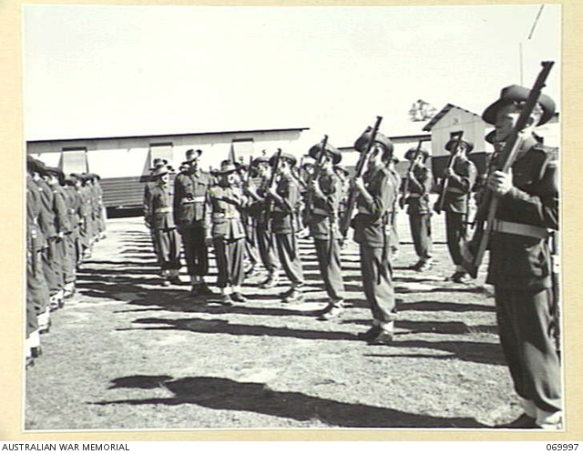 KALINGA, QUEENSLAND, AUSTRALIA. 1945-07. THE COMMANDING OFFICERS ...