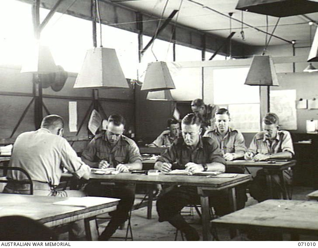 PORT MORESBY, PAPUA, NEW GUINEA. 1944-03-13. THE INTERIOR OF THE CIPHER ...