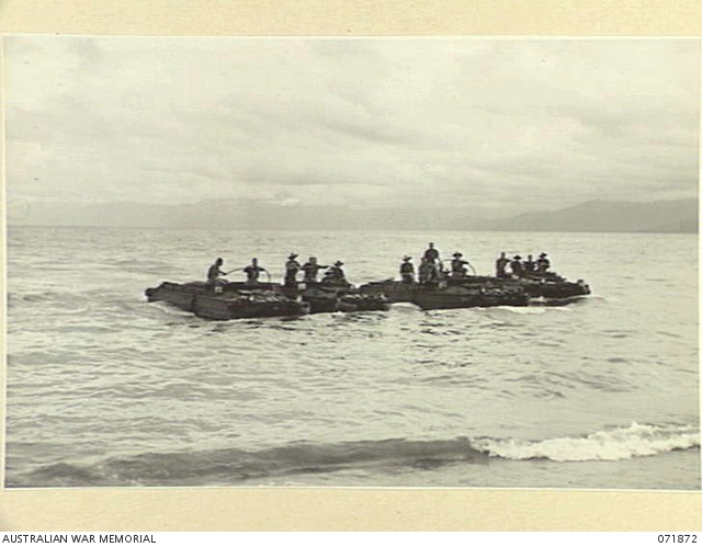 LAE, NEW GUINEA. 1944-03-30. DUKWS (LANDING CRAFT MECANIZED), OF ...
