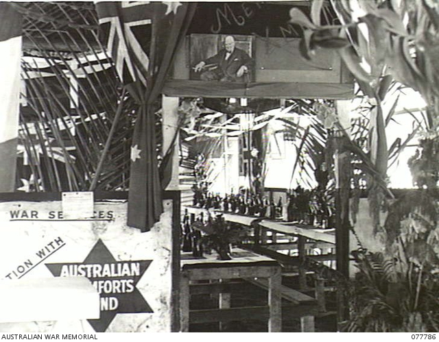 LAE BASE AREA, NEW GUINEA. 1944-12-24. THE INTERIOR OF NO.2 OTHER RANKS ...