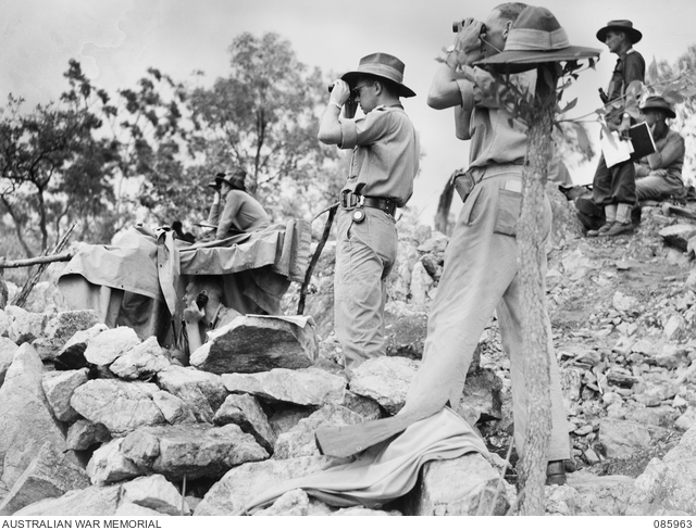 RAVENSHOE AREA, QLD. 1945-01-31. GUNNER GOFTON, 2/8 FIELD REGIMENT, (1 ...