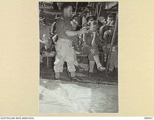 MOROTAI. 1945-05-17. LIEUTENANT COLONEL P.L. LEACH, BBCAU (BRITISH ...